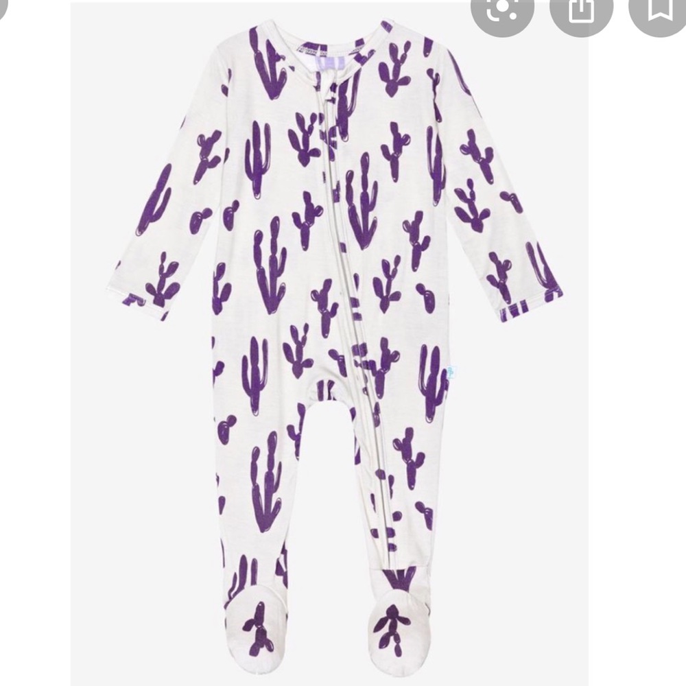 Posh Peanut Jackson Footed Zipper Pajamas